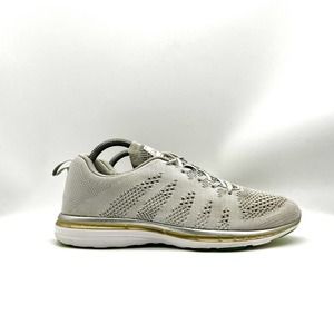 APL Shoes Women Size 11 Techloom Pro Cream Gold White Sneakers